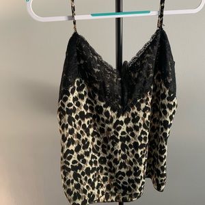 Boohoo leopard print tank